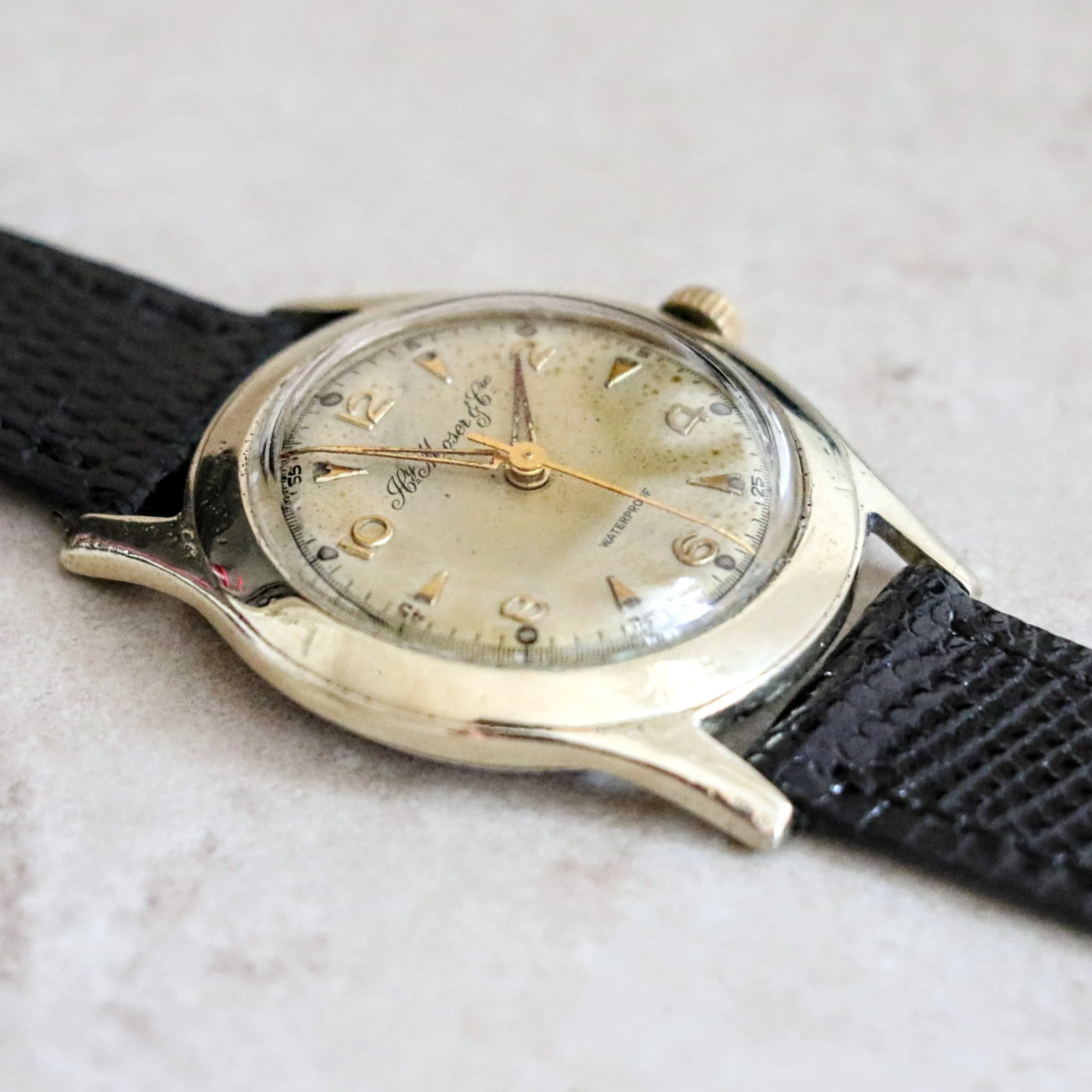 H. MOSER & Cie. Wristwatch 17 Rubis Cal. ETA 1100 Swiss Waterproof Watch
