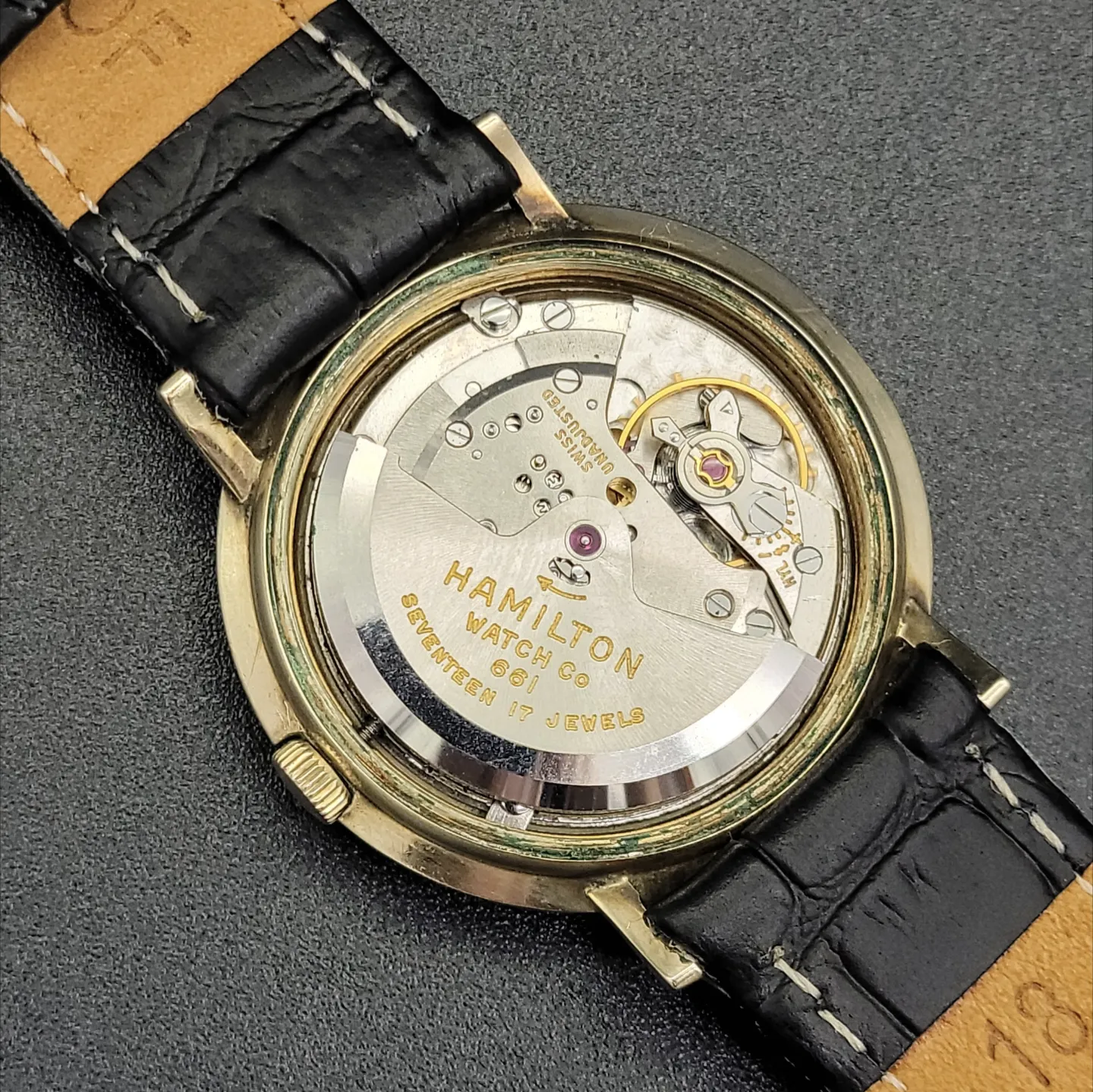 HAMILTON 1950's Automatic K-456 Watch Swiss Made Vintage Wristwatch in BOX!