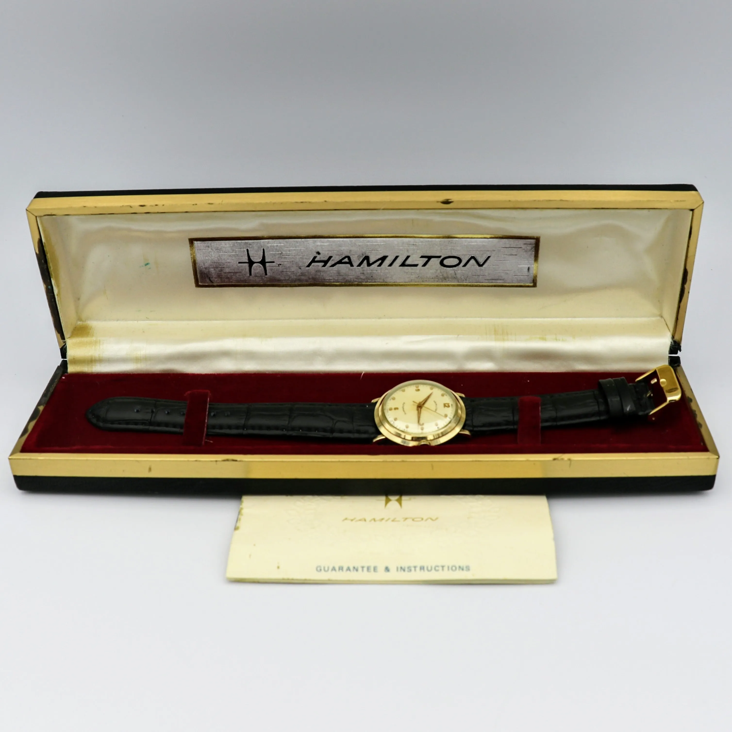 HAMILTON 1950's Automatic K-456 Watch Swiss Made Vintage Wristwatch in BOX!