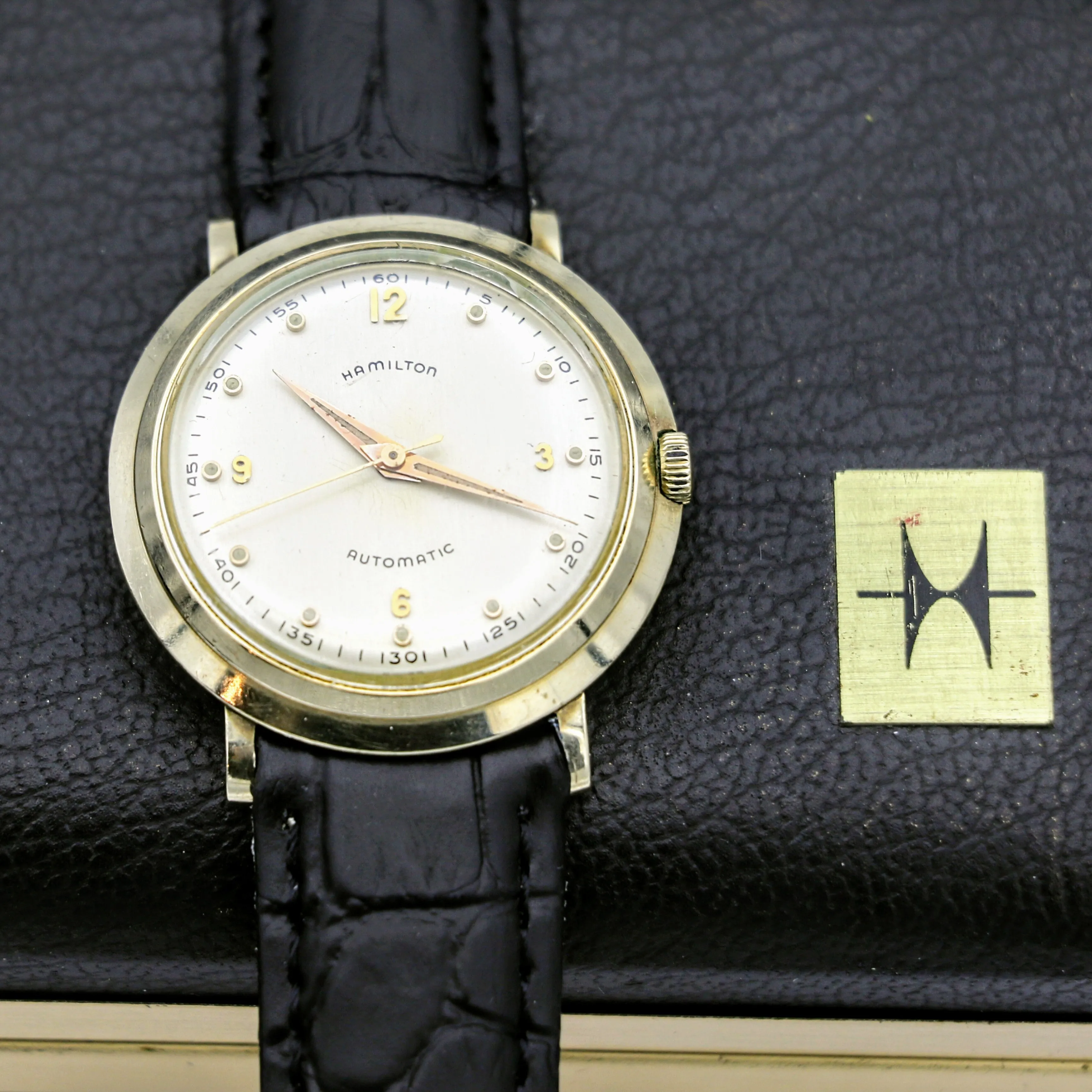 HAMILTON 1950's Automatic K-456 Watch Swiss Made Vintage Wristwatch in BOX!