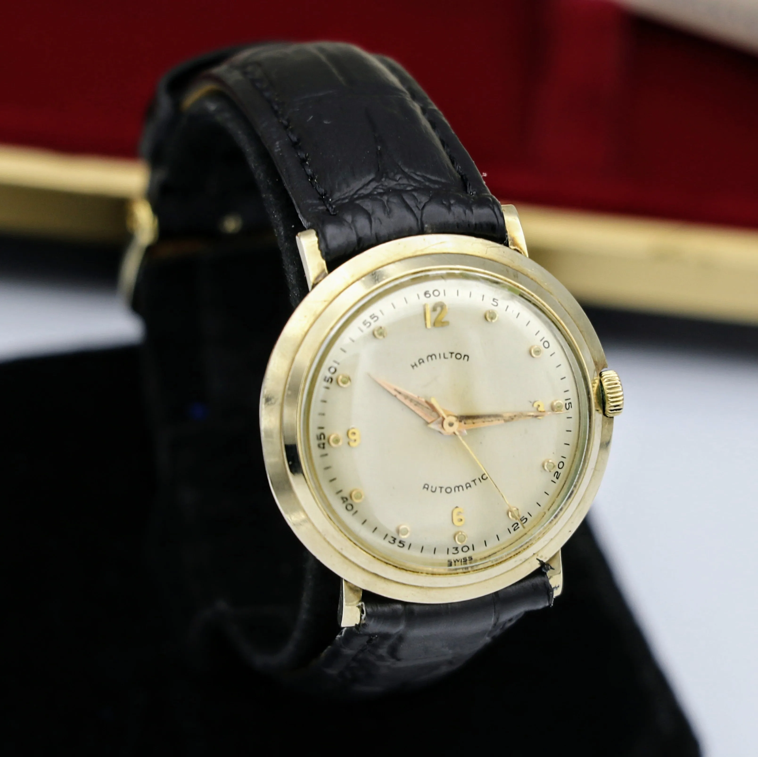 HAMILTON 1950's Automatic K-456 Watch Swiss Made Vintage Wristwatch in BOX!
