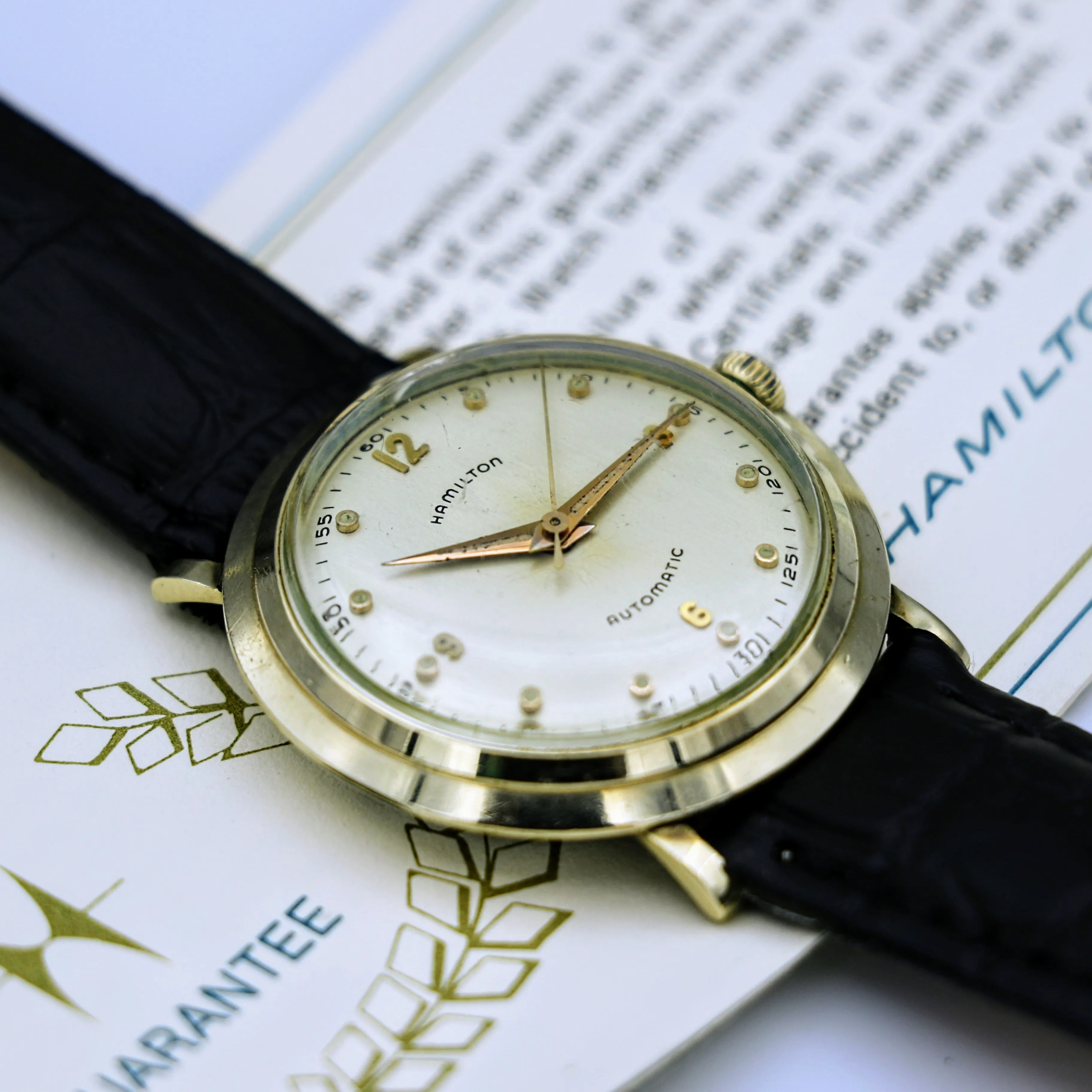 HAMILTON 1950's Automatic K-456 Watch Swiss Made Vintage Wristwatch in BOX!