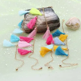 Handmade Natural Rope Hula Anklet - 4 Colors