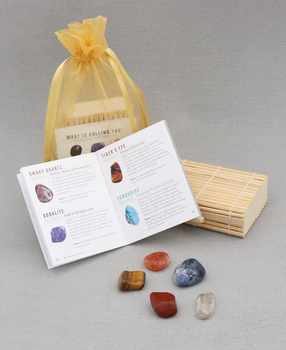 Healing Gemstone Set for Strength and Confidence