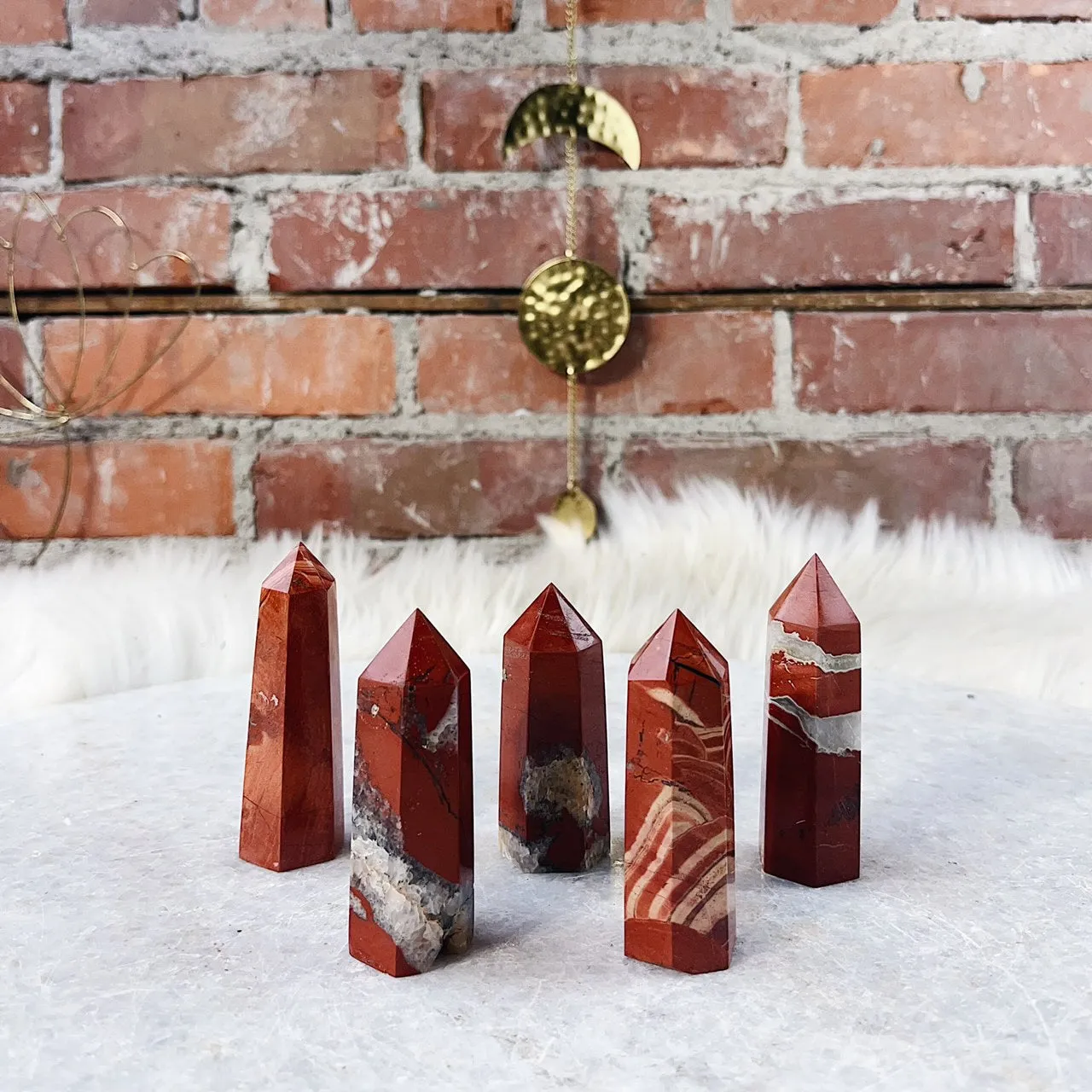 Intuitively Chosen Red Jasper Small 2-3" Tower