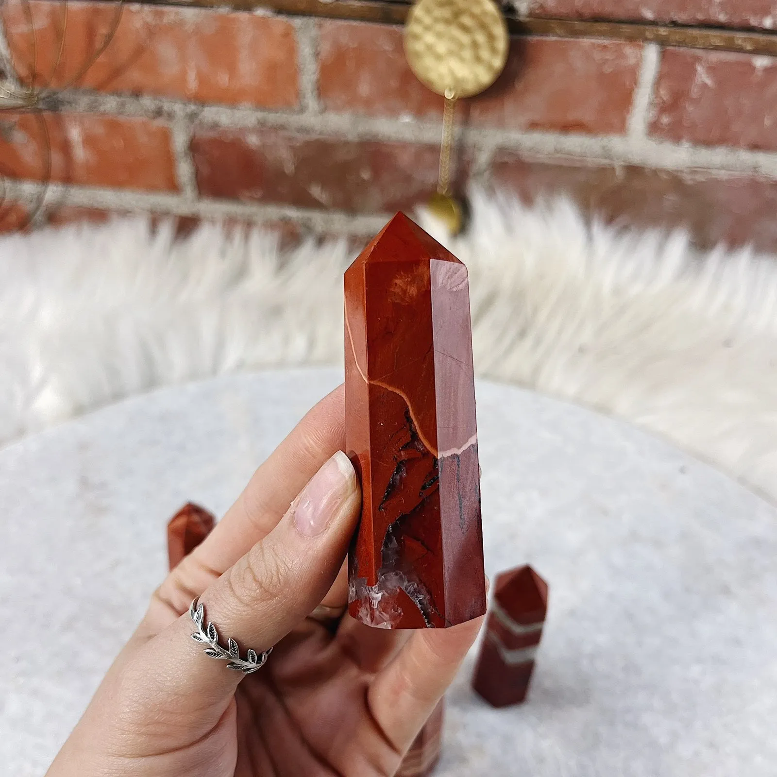 Intuitively Chosen Red Jasper Small 2-3" Tower