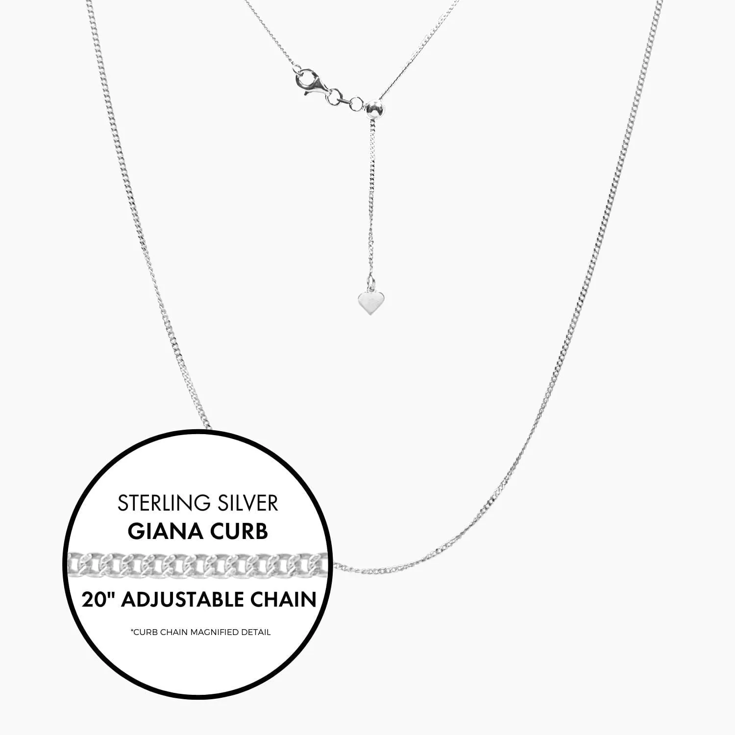Italian Giana Curb Adjustable Chain