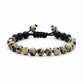 Kids Dalmatian Jasper Bracelet