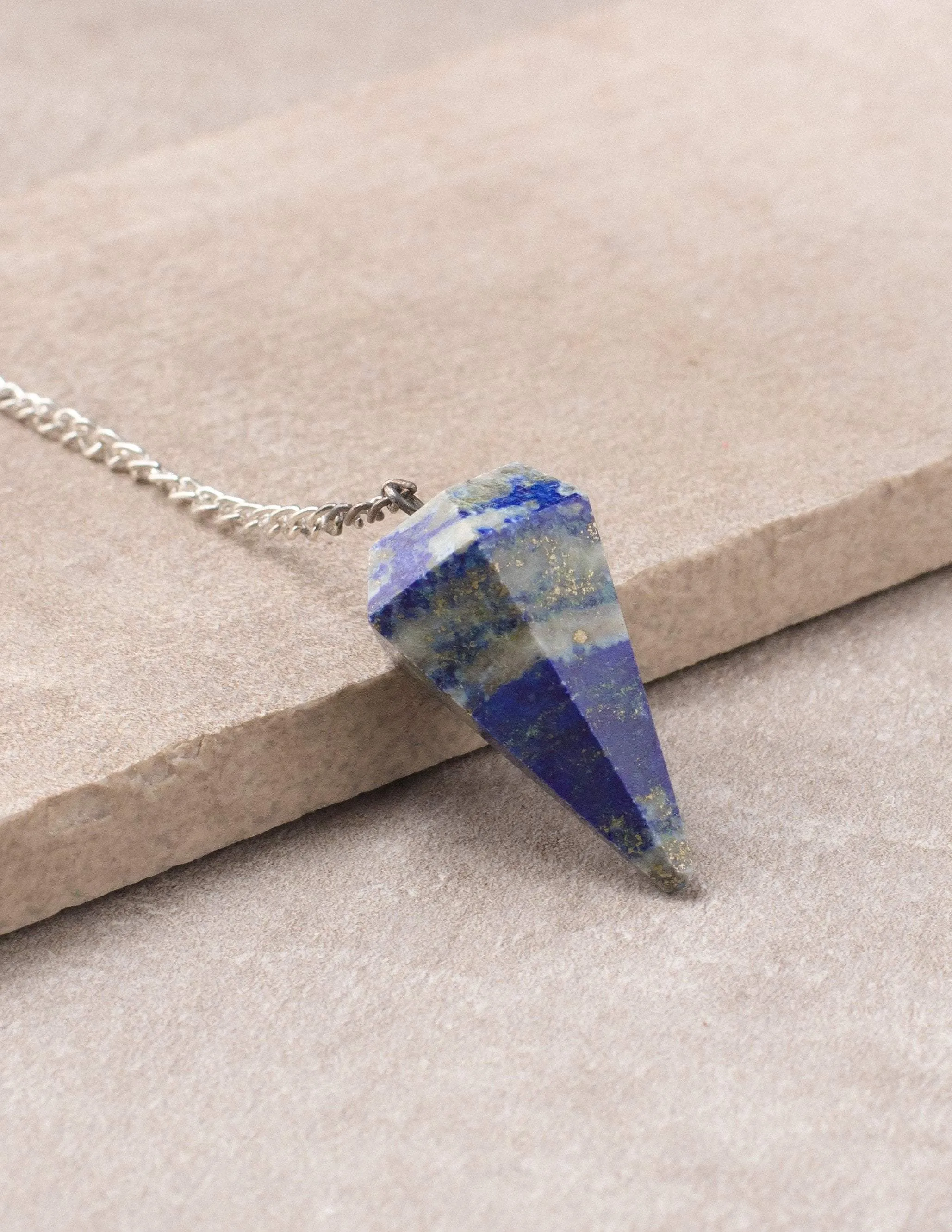 Lapis Gemstone Pendulum