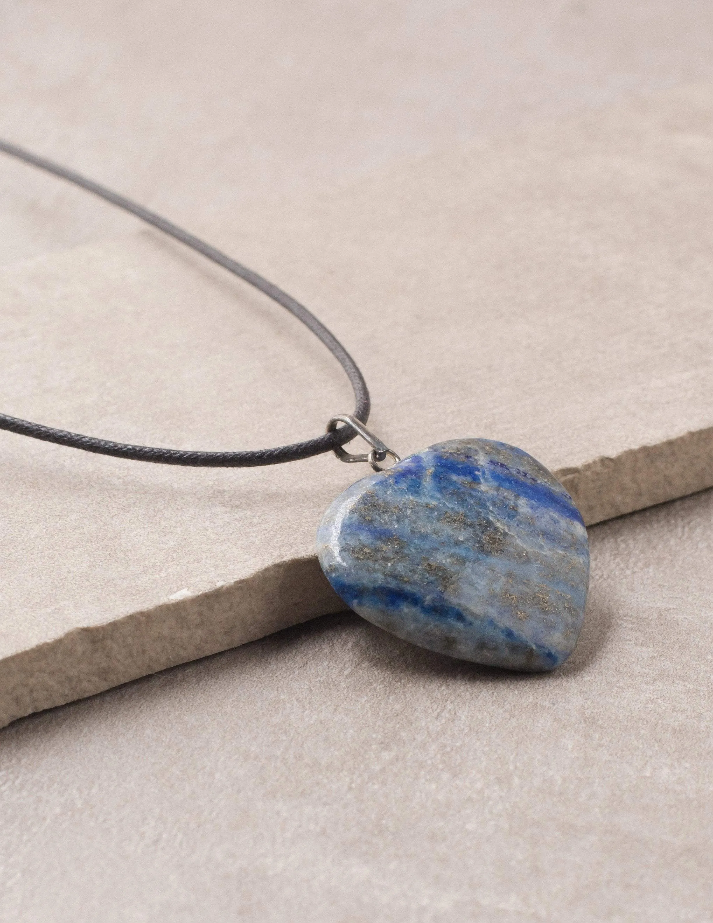 Lapis Heart Pendant