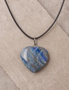 Lapis Heart Pendant