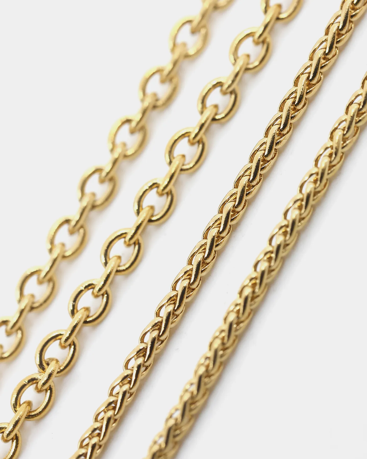 Last Kings Royalty Double Necklace Set Gold