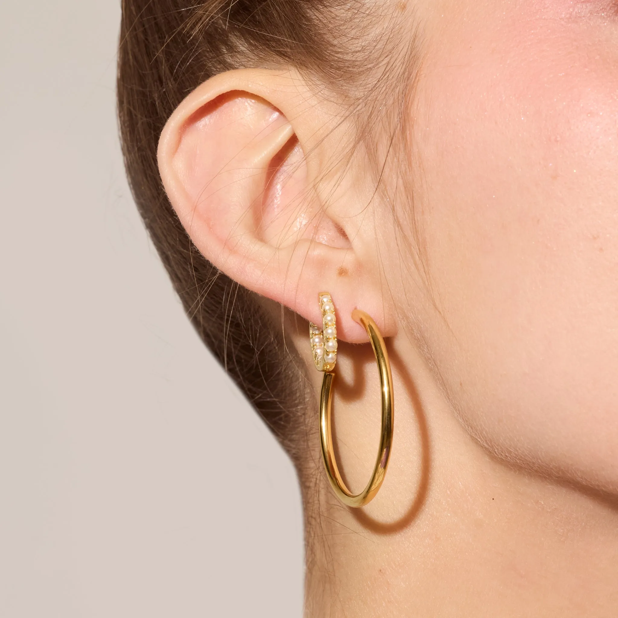 Lightweight Statement Hoop Earrings