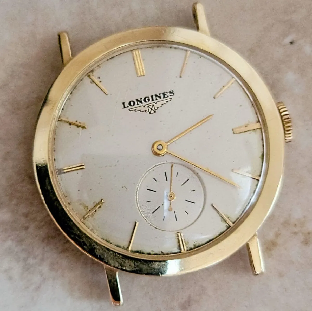 LONGINES Watch Cal 22L 17 Jewels 14K GOLD Vintage Swiss Wristwatch