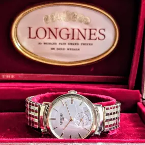 LONGINES Watch Cal 22L 17 Jewels 14K GOLD Vintage Swiss Wristwatch