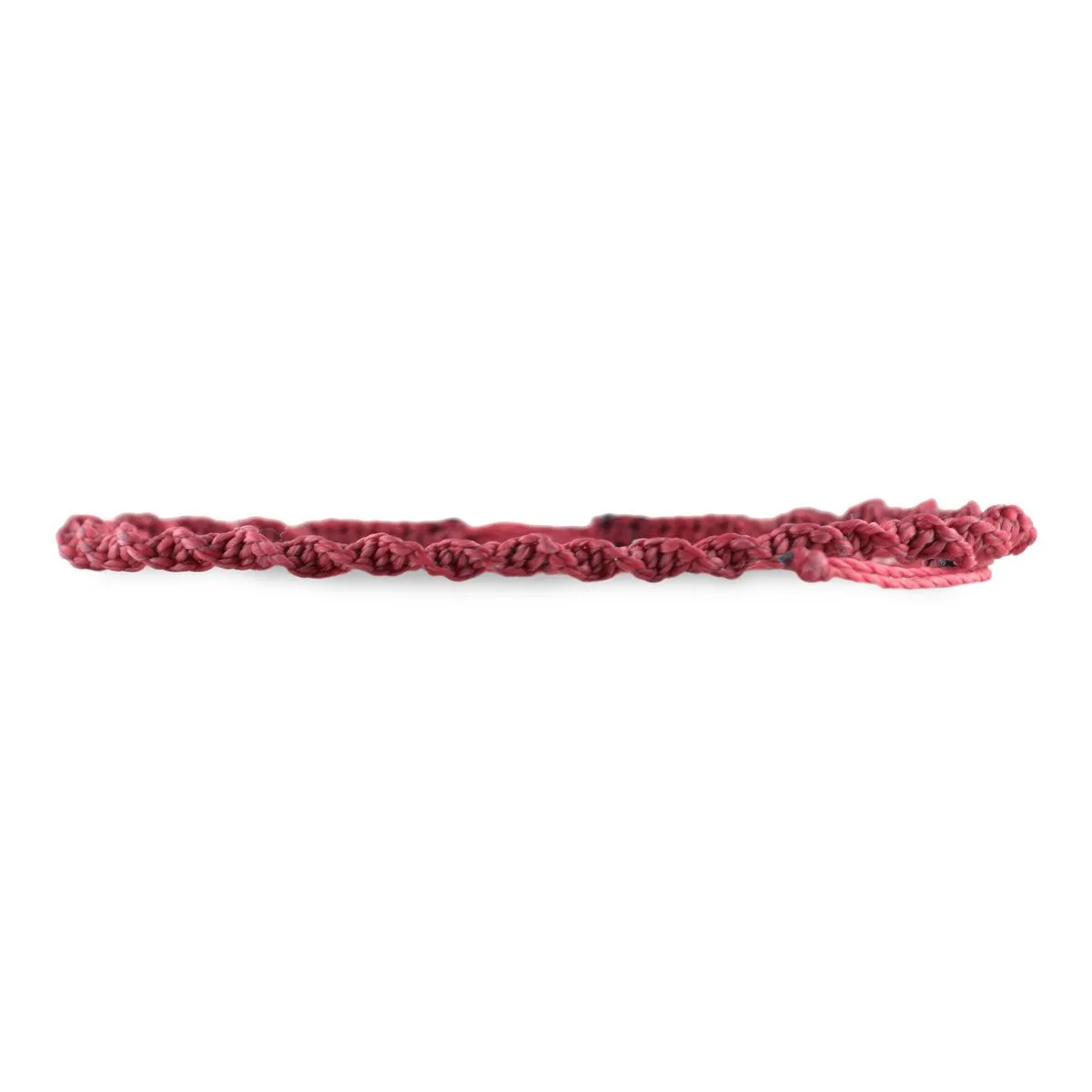 Macrame Twist Bracelet Burgundy
