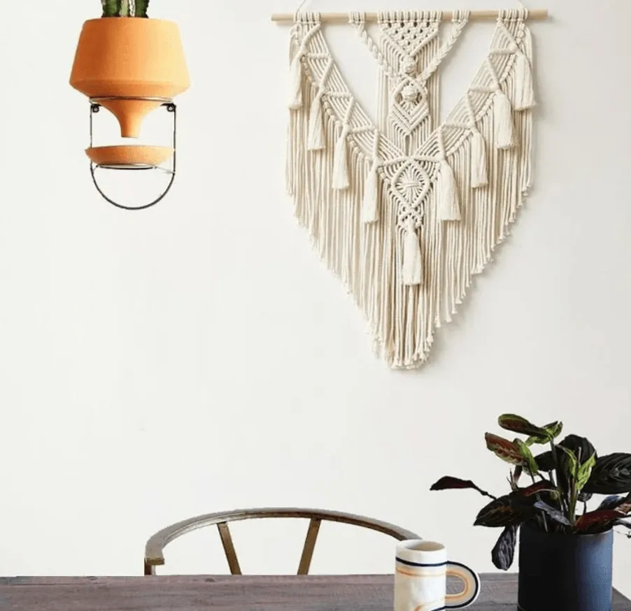 Macrame Wall Hanging Multi-Tassel Handmade boho wall decor for Room Decoration