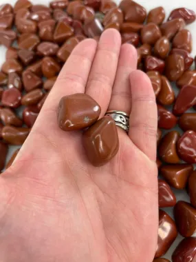 Makeup Altar Crystals Red Jasper Tumbler