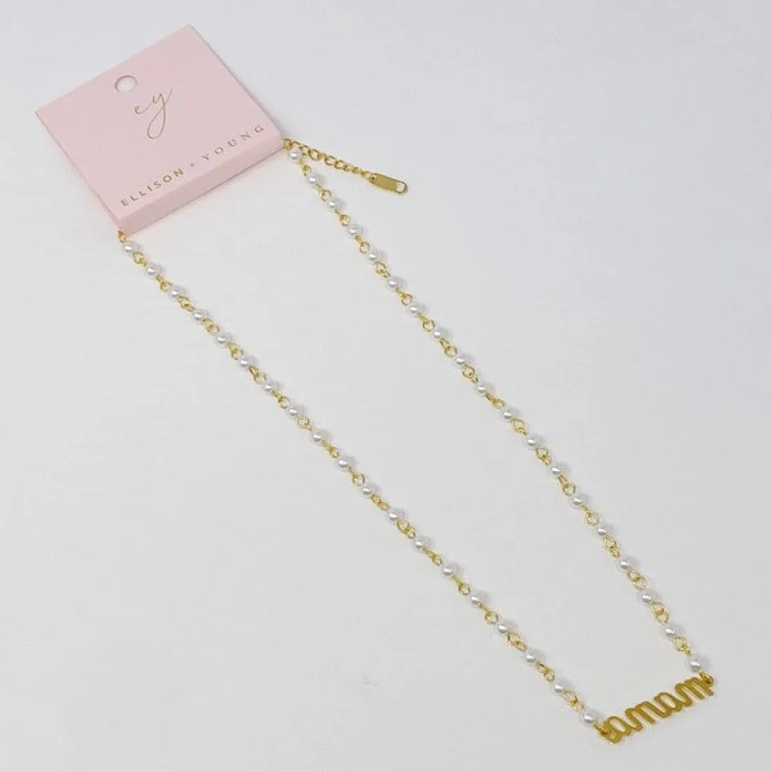 Mama Pearl Chain Necklace
