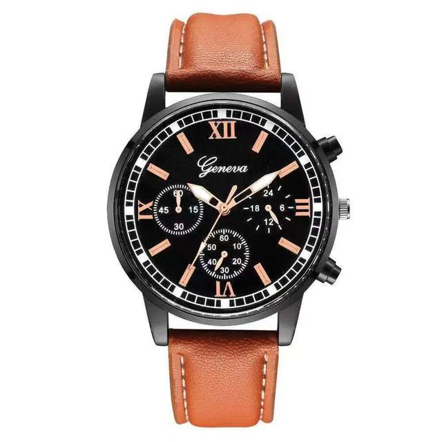 Men's Classic Dial Elegant Quartz Watches