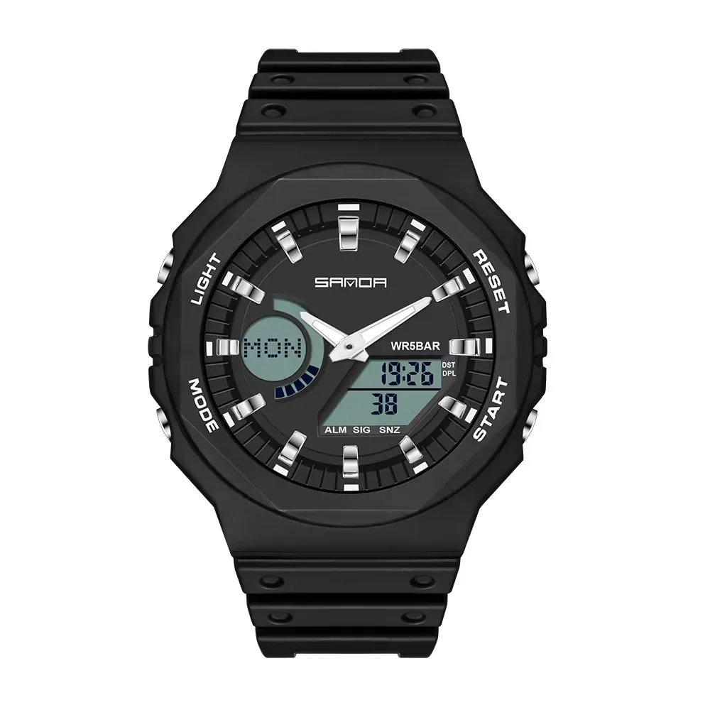 Men's Outdoor Military G-Style Analog/Digital Watch 50M Waterproof