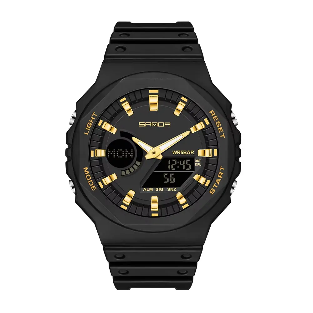 Men's Outdoor Military G-Style Analog/Digital Watch 50M Waterproof