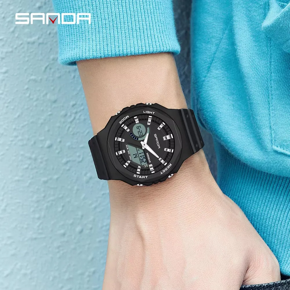 Men's Outdoor Military G-Style Analog/Digital Watch 50M Waterproof