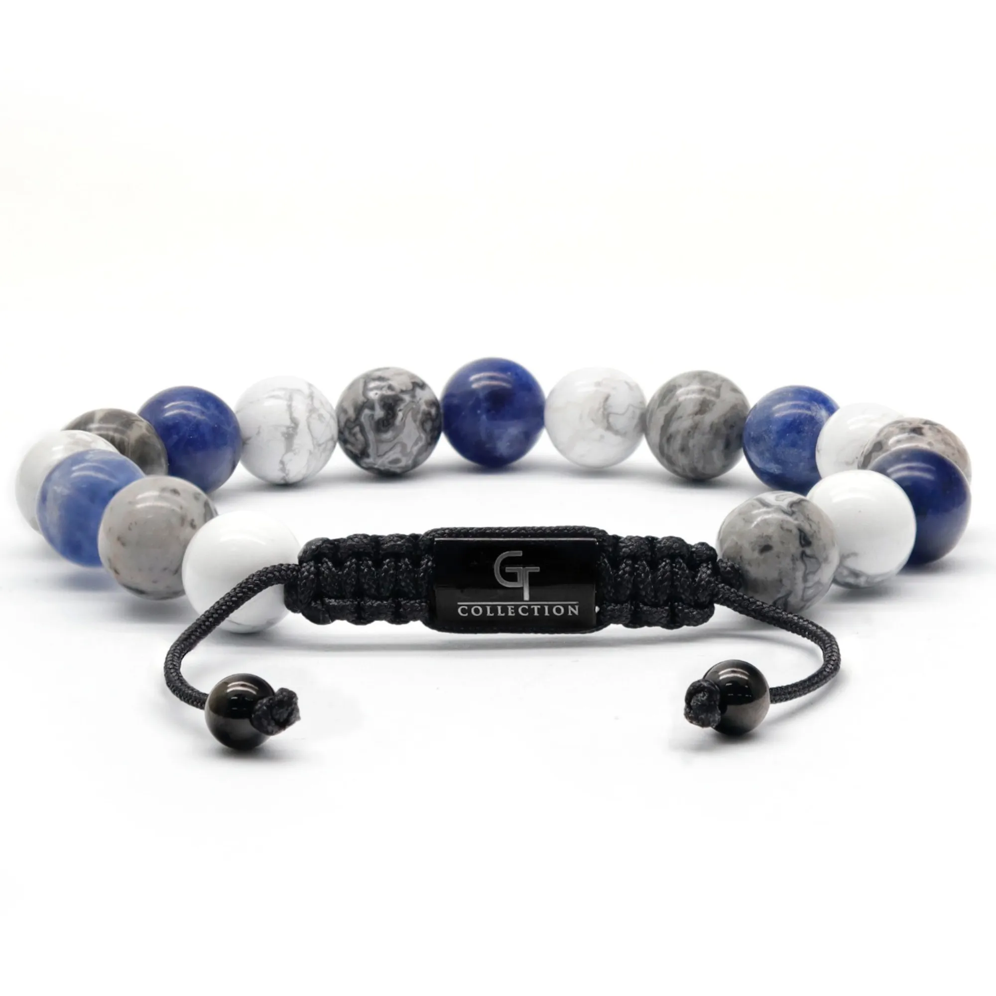 Men's Sodalite, Howlite, Jasper Beaded Bracelet