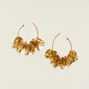 Mini Lolita Hoop Earrings Gold by Mignonne Gavigan