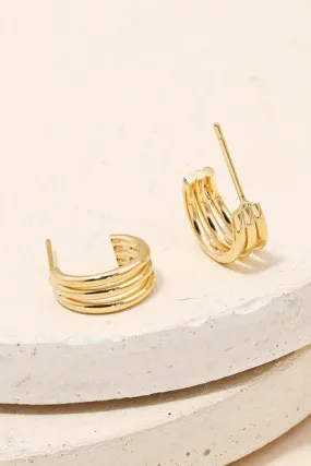Mini Triple Hoops