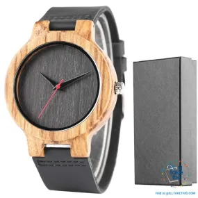 Minimalist Handmade Women's/Men's Ultra sleek Style Wooden Watches, all Gift Boxed - 3 Colors