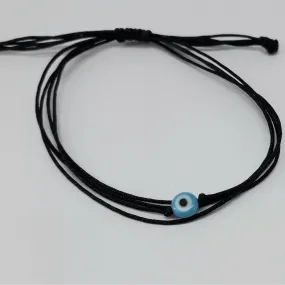 Multi Cord Evil Eye Bracelet