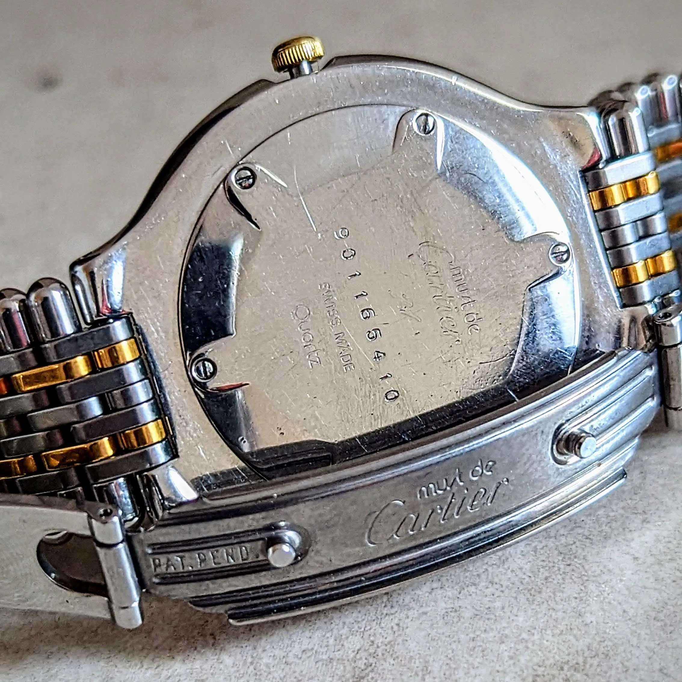 Must de Cartier 21 Wristwatch 35mm Date Indicator Swiss Quartz Watch