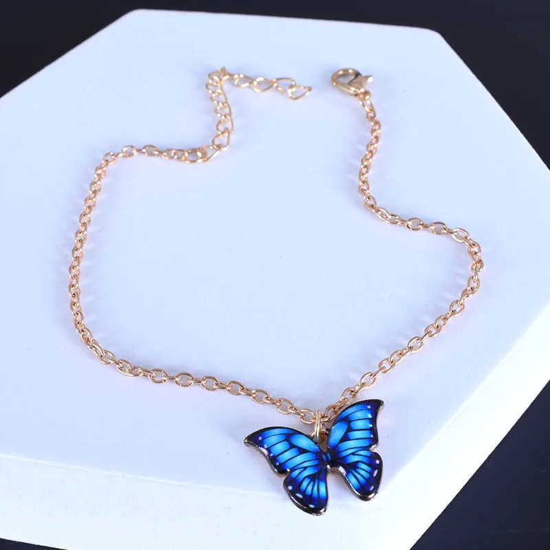 New Bohemian Butterfly Pendant Anklets For Women