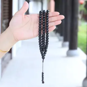 New Ebony Beaded Necklace 99 Pieces 108 Mara