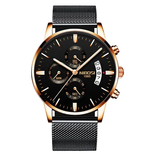 NIBOSI  Men's Luxury and Casual Dress's Watches