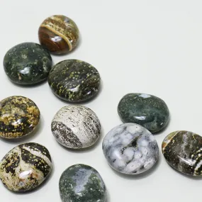 Ocean Jasper Palm Stone For Harmony & Expression