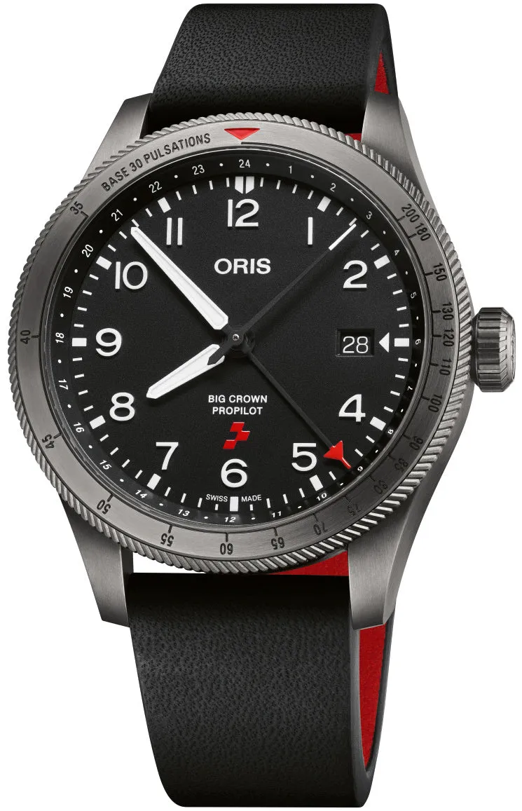ORS Watch Big Crown ProPilot Rega Fleet Bombardier Challenger 65 HB-JWC Limited Edition