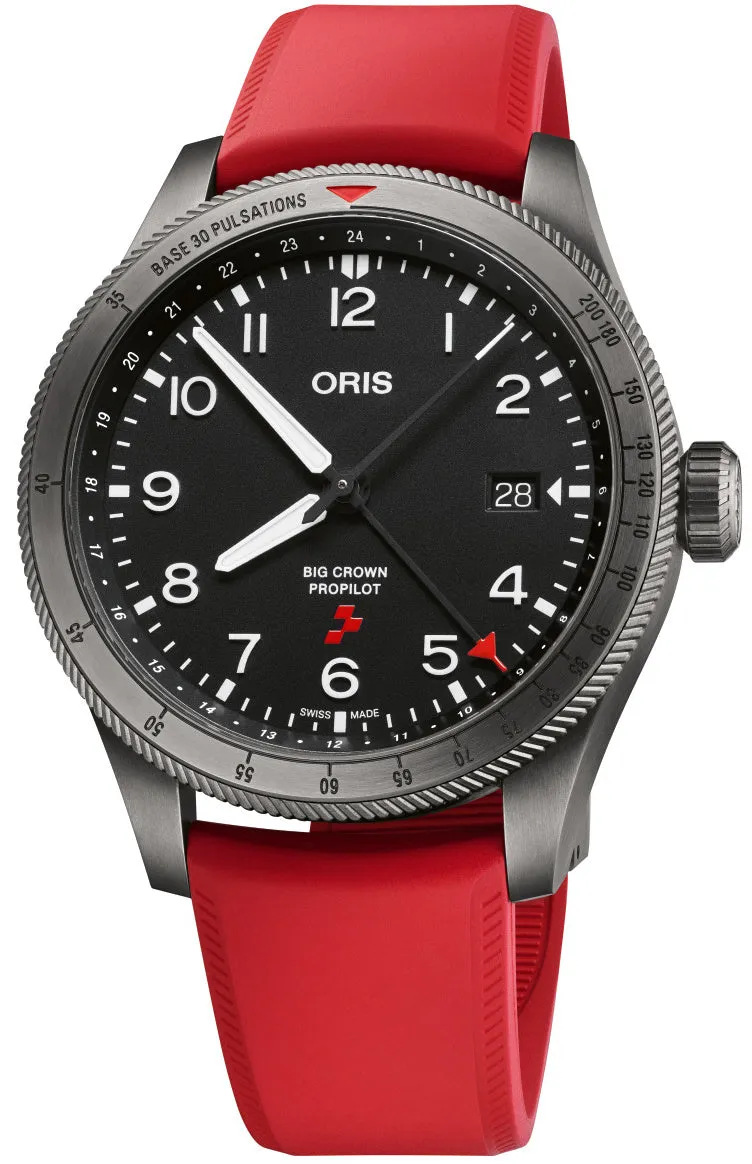 ORS Watch Big Crown ProPilot Rega Fleet Bombardier Challenger 65 HB-JWC Limited Edition