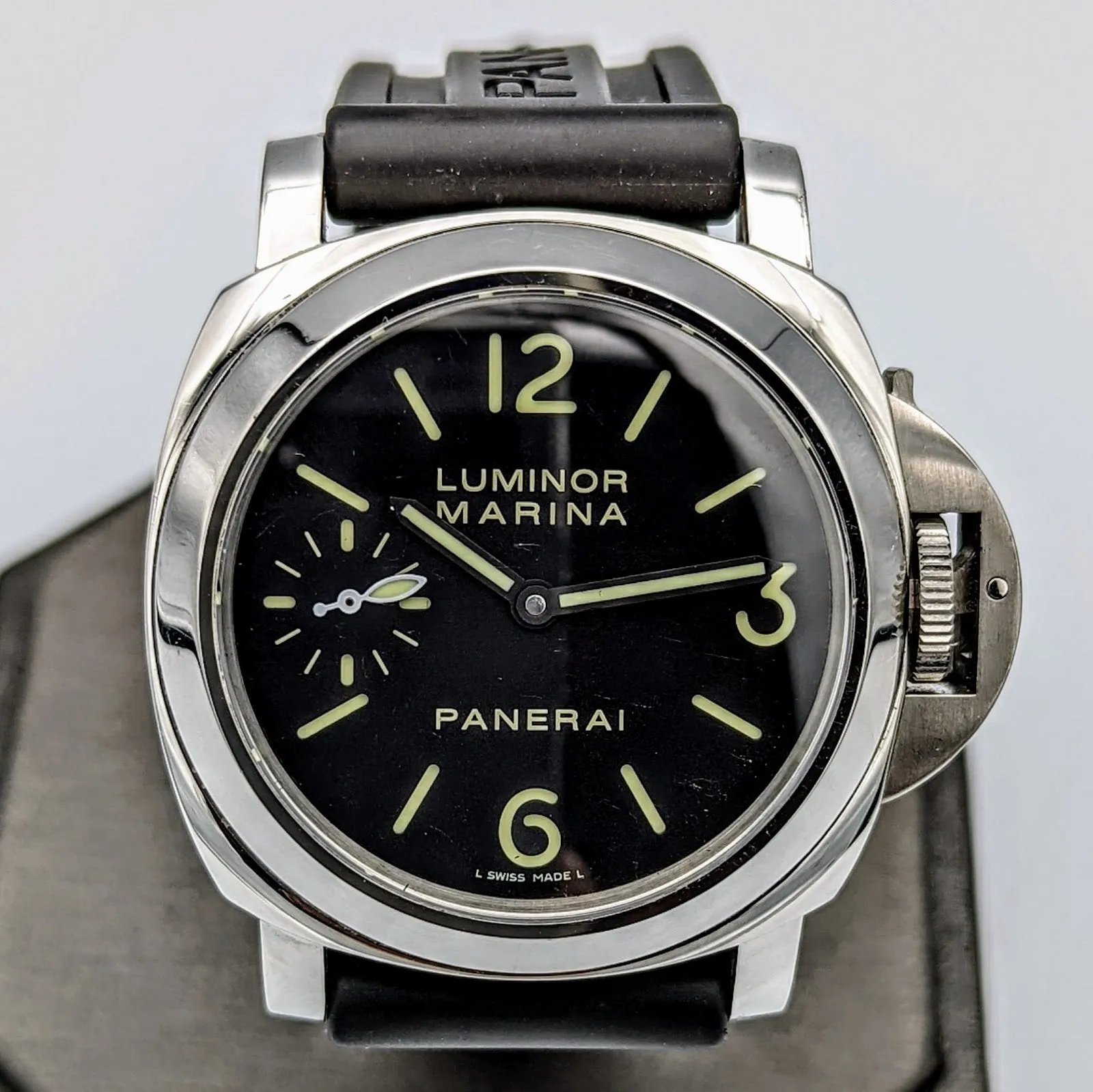 PANERAI Luminor Marina Manual Watch Original Strap Swiss Wristwatch