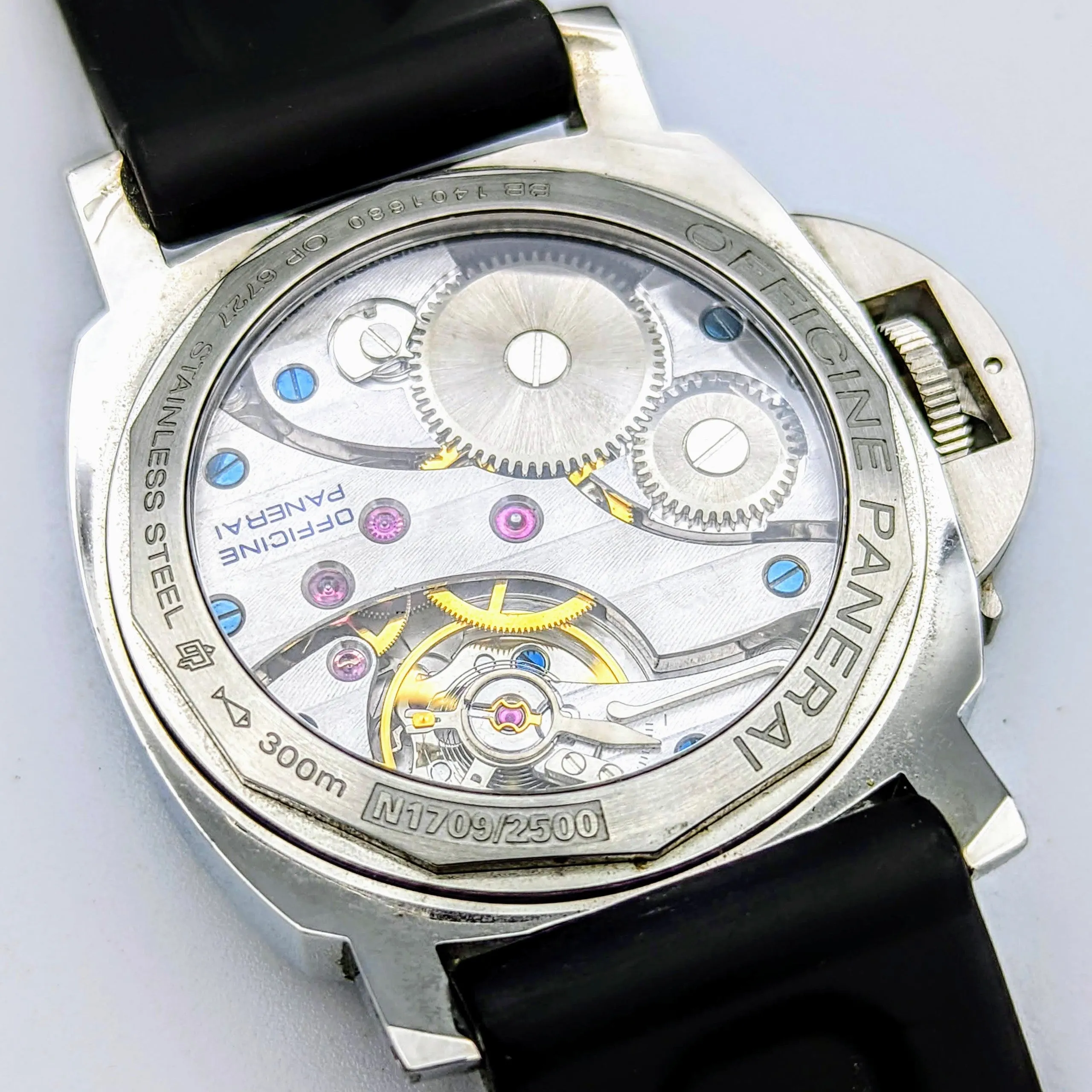 PANERAI Luminor Marina Manual Watch Original Strap Swiss Wristwatch
