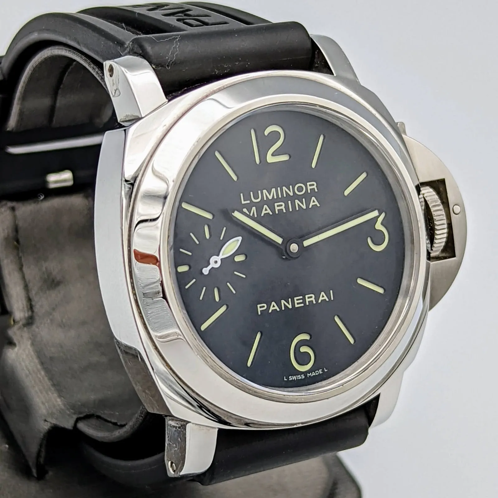 PANERAI Luminor Marina Manual Watch Original Strap Swiss Wristwatch