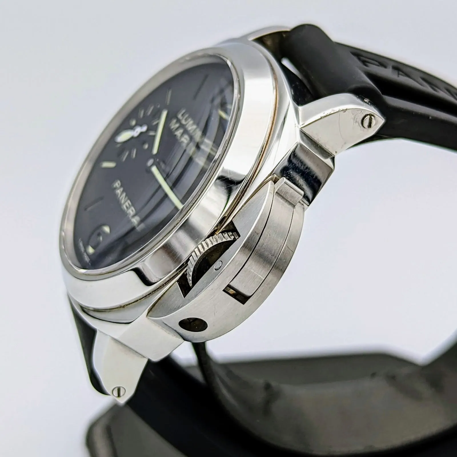 PANERAI Luminor Marina Manual Watch Original Strap Swiss Wristwatch