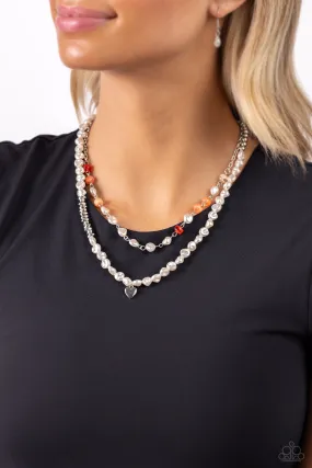 Pearl Pact - Orange Paparazzi Accessories