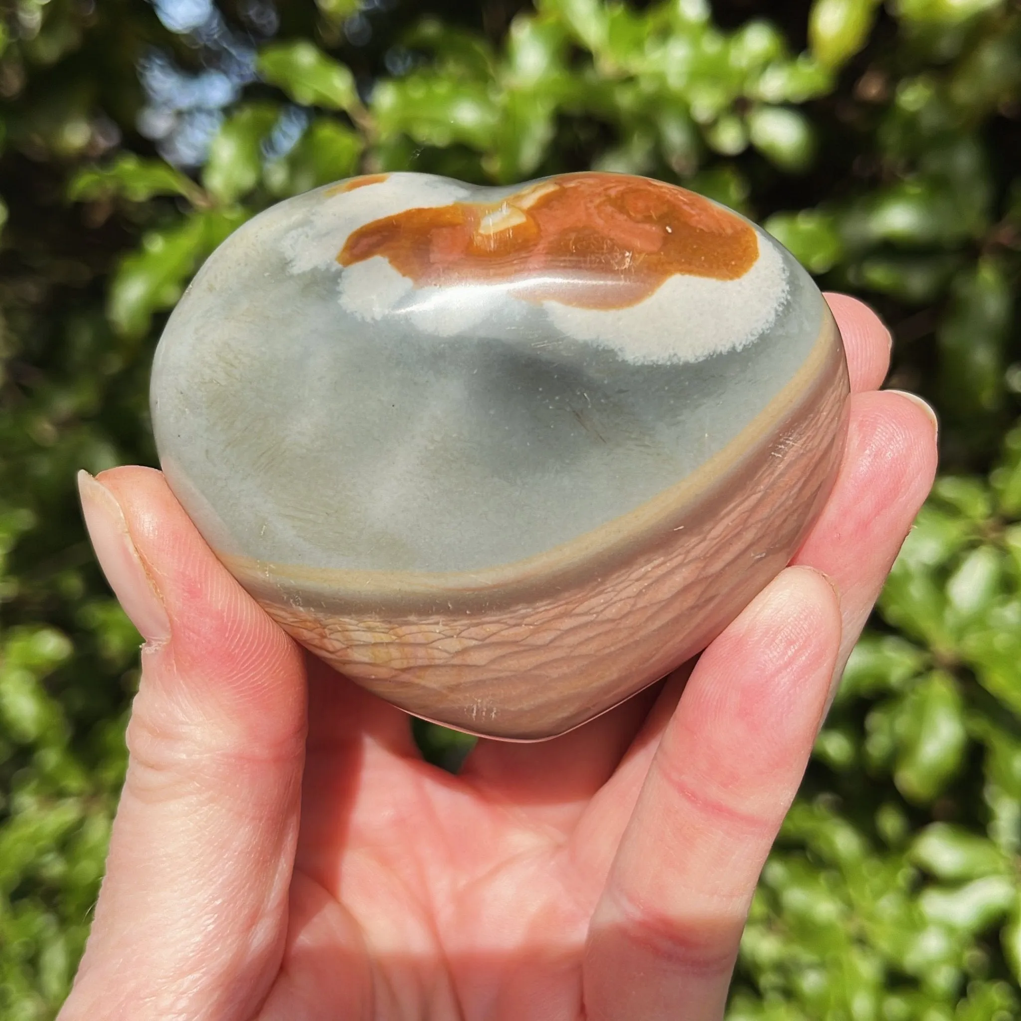 Polychrome Jasper Heart | A