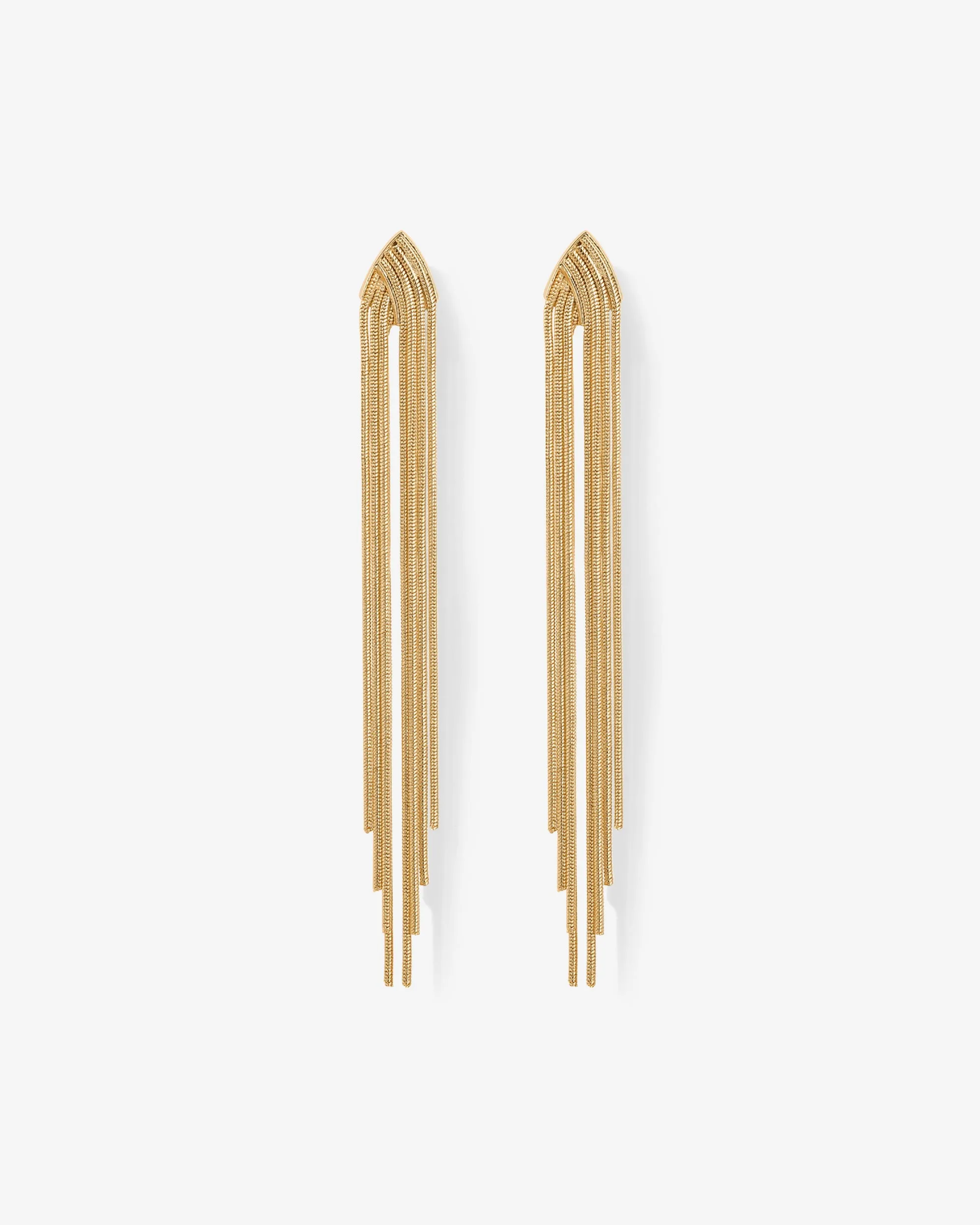 Pyramid Tassel Earrings