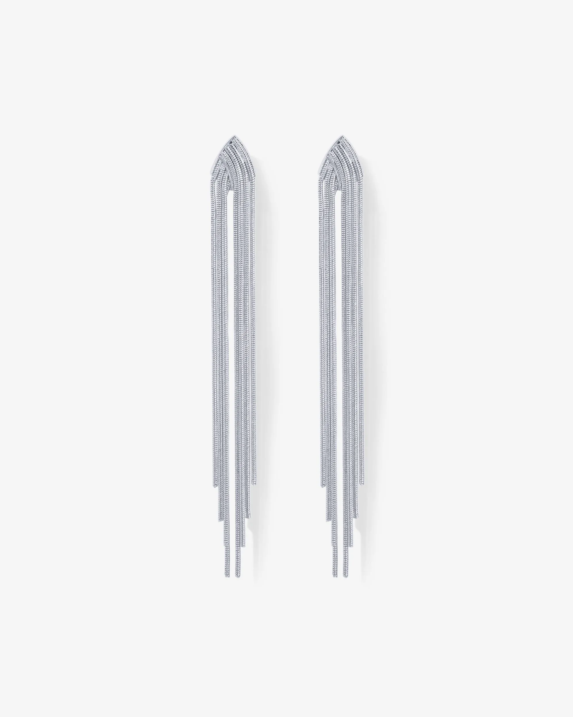 Pyramid Tassel Earrings