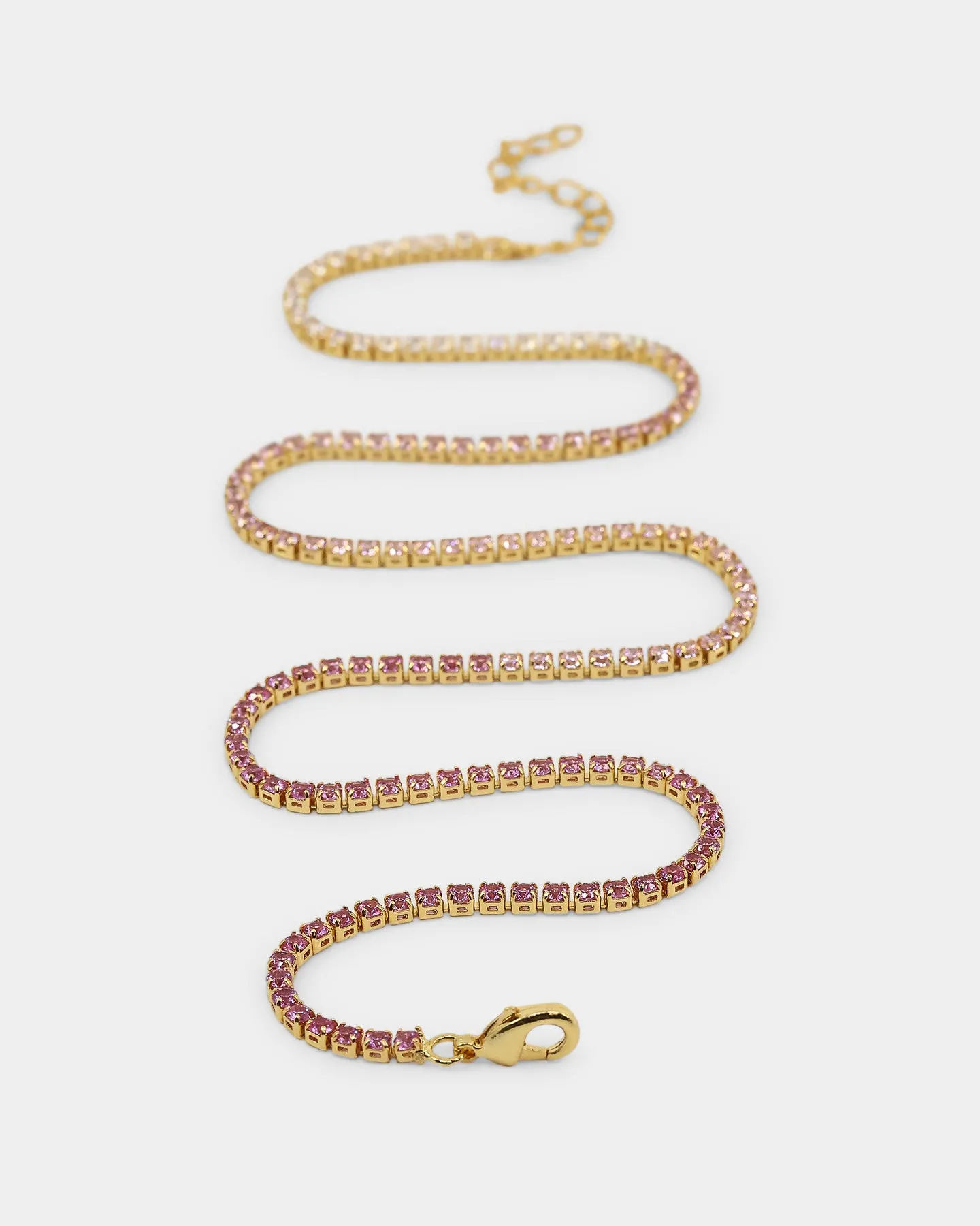 Raising Hell Lizzie Micro Choker Set Gold/Pink/Purple