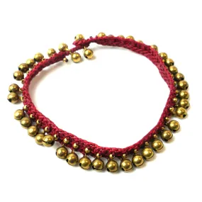 Rasa Bells Anklet Wine Global Groove