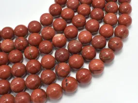 Red Jasper Beads, 12mm Round Beads